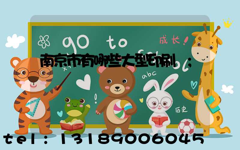 南京市有哪些大型印刷廠