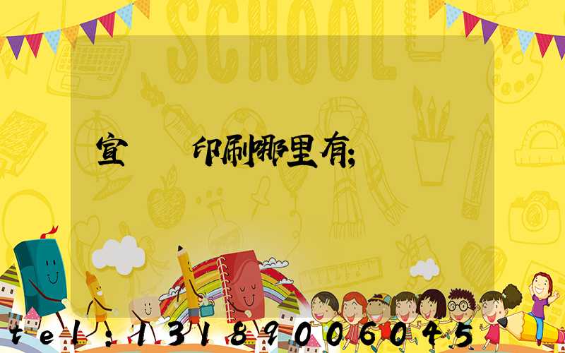 宣傳冊印刷哪里有